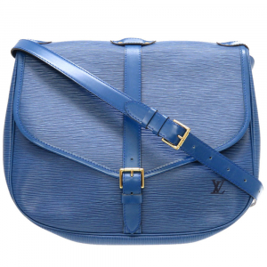 LOUIS VUITTON Shoulder Bag Epi Leather Toledo Blue Saumur 35 Special O