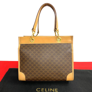 CELINE Handbag leather Brown