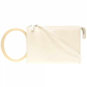 JIL SANDER Handbag JSWQ856413 leather white 3WAY TOOTIE Women Used Aut