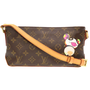 LOUIS VUITTON Shoulder Bag M51241 Monogram canvas Brown Monogram panda