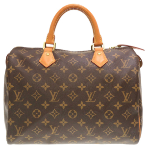 LOUIS VUITTON Handbag M41108 Monogram canvas Brown Monogram New Speedy