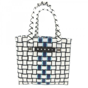 MARNI Handbag plastic white Micro Basket Bag