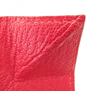 HERMES Coin case Shave Red Le Caranhuit LE48