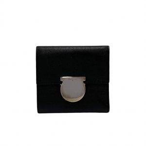 Salvatore Ferragamo Bifold Wallet leather black