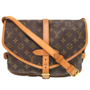 LOUIS VUITTON Shoulder Bag M42256 Monogram canvas Brown Monogram Saumu