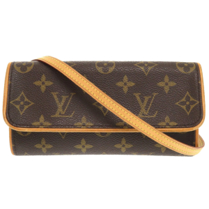 LOUIS VUITTON Shoulder Bag M51854 Monogram canvas Brown Monogram Poche