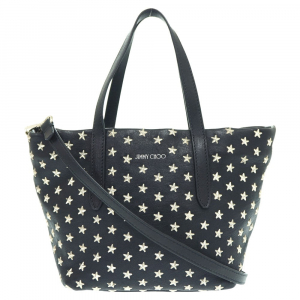 JIMMY CHOO Tote Bag leather black Pimlico Mini Shoulder Tote Bag Women