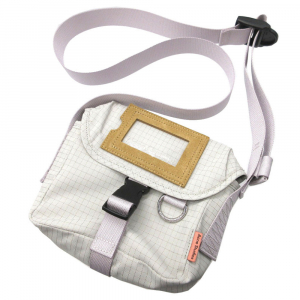 ACNE STUDIOS Shoulder Bag C10140 Nylon, Nylon Light gray Messenger bag