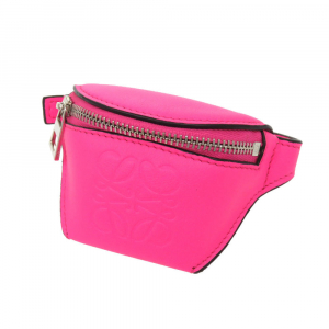 LOEWE Coin case leather pink Ankle Pouch