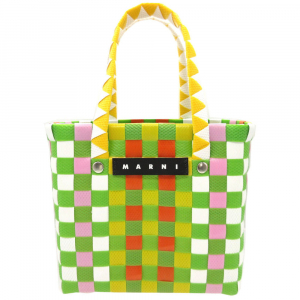 MARNI Handbag M00178 plastic green