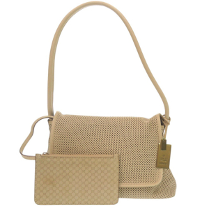 GUCCI Handbag leather beige