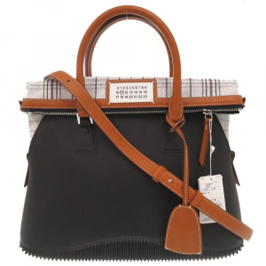 Maison Margiela Tote Bag S61WG0107 Rubber, Leather black 5AC Women Use