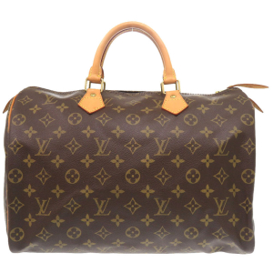 LOUIS VUITTON Handbag M41107 Monogram canvas Brown Monogram Speedy 35 