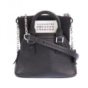 Maison Margiela Shoulder Bag SB3WG0025 leather black 5AC Classic Baby