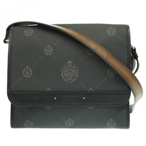 Berluti Shoulder Bag PVC, Leather black Flaneur PM Messenger Bag