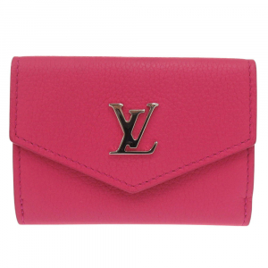 LOUIS VUITTON Tri-fold wallet M67860 leather pink Portefeuille Rock Mi