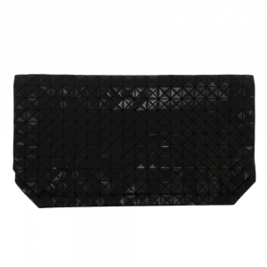 ISSEY MIYAKE Clutch bag Polyurethane, Cotton black Baobao