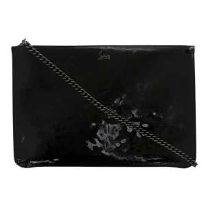 Christian Louboutin Clutch bag Patent leather black Rubiposh