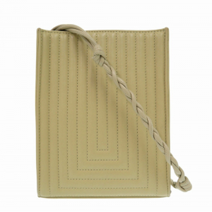 JIL SANDER Shoulder Bag leather beige Tangle SM
