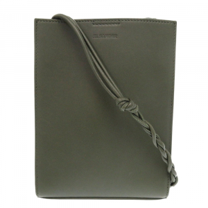 JIL SANDER Shoulder Bag JSMT853173 leather green tangle small