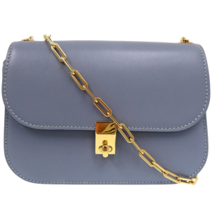 Valentino Garavani Shoulder Bag leather Light blue