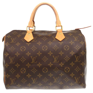 LOUIS VUITTON Handbag M41108 Monogram canvas Brown Monogram New Speedy