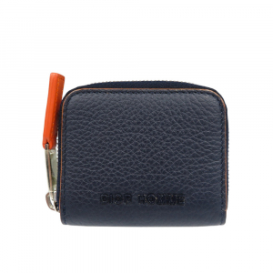 DIOR HOMME Coin case leather Navy