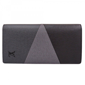 LOUIS VUITTON Long Wallet Purse M30715 Taiga gray Taiga Portefeuille P