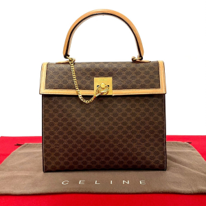 CELINE Handbag leather Brown