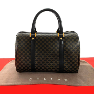 CELINE Boston Duffel bag leather black