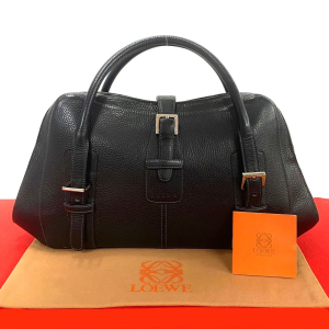 LOEWE Handbag leather black