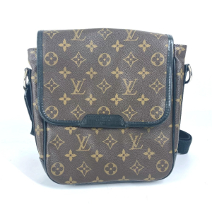 LOUIS VUITTON Shoulder Bag M56717 Monogram macacer canvas Brown Monogr