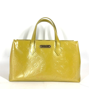 LOUIS VUITTON Handbag M91643 Monogram Vernis Canvas yellow Monogram Ve