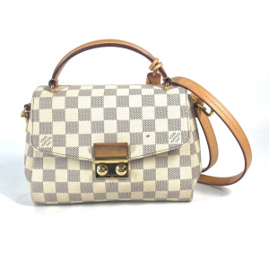 LOUIS VUITTON Handbag N41581 Damier Azur Canvas white Damier Azur with