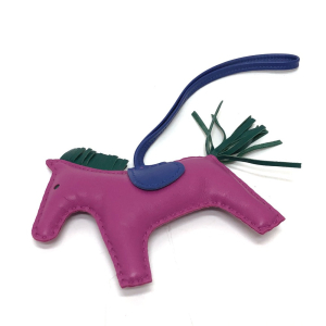 HERMES charm Anyo Miro purple Rodeo MM Women Used Authentic