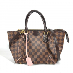 LOUIS VUITTON Handbag N41554 Damier canvas Brown x pink Damier Kaisa P