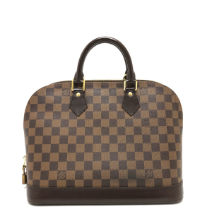 LOUIS VUITTON Handbag N51131 Damier canvas Brown Damier Alma Women Use