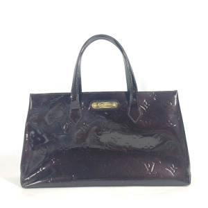 LOUIS VUITTON Handbag M93641 Monogram Vernis Purple type Monogram Vern