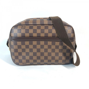 LOUIS VUITTON Shoulder Bag N45253 Damier canvas Brown Damier Reporter 