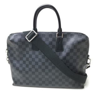 LOUIS VUITTON Business bag N48224 Damier Grafitto Canvas black Damier 