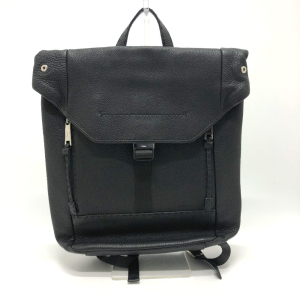 FENDI Backpack 7VZ011 leather black Backpack mens Used Authentic
