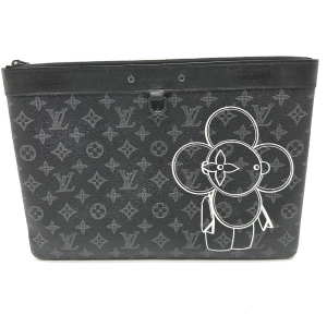 LOUIS VUITTON Clutch bag M52904 Monogram Eclipse Canvas black Bag Mono
