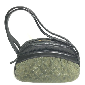 LOUIS VUITTON Handbag M95107 leather Khaki / Black Monogram Vienna Cla