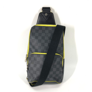 LOUIS VUITTON Shoulder Bag N42424 Damier Grafitto Canvas black Damier 