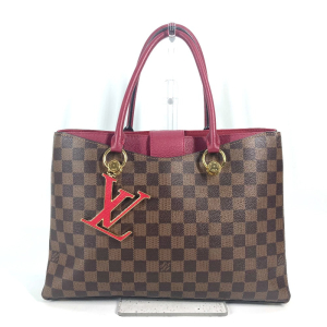 LOUIS VUITTON Handbag N40052 Damier canvas Red type Riverside Damier L
