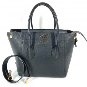 LOUIS VUITTON Handbag M54843 Taurillon Clemence Leather black Bag Free