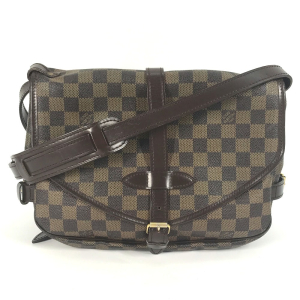 LOUIS VUITTON Shoulder Bag N48081 Damier canvas Brown Damier Saumur 30