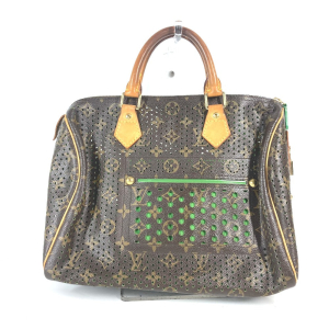 LOUIS VUITTON Handbag M95181 Monogram canvas green Monogram Perfo Spee