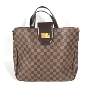 LOUIS VUITTON Tote Bag N41177 Damier canvas Brown Damier Hippopotamus 