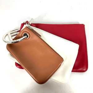 FENDI Clutch bag 8BS001 leather Red Triplet